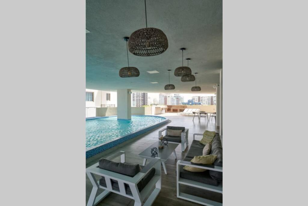 Escape Apartment, Balcony, Pool, Gym & Spa In La Julia Santo Domingo Exterior photo